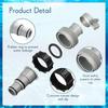 2Pcs Pool Hose for Above Ground Pools 1.5In Diameter 59In Length Replacement Swimming Pool Pump Hose with Hose Clamps