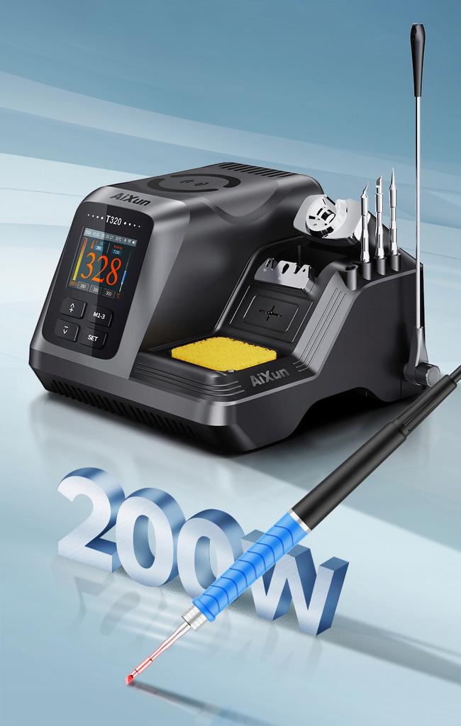 Aixun T320 200W Soldador 210 + 3 Puntas + Soldador 245 + 3 Puntas