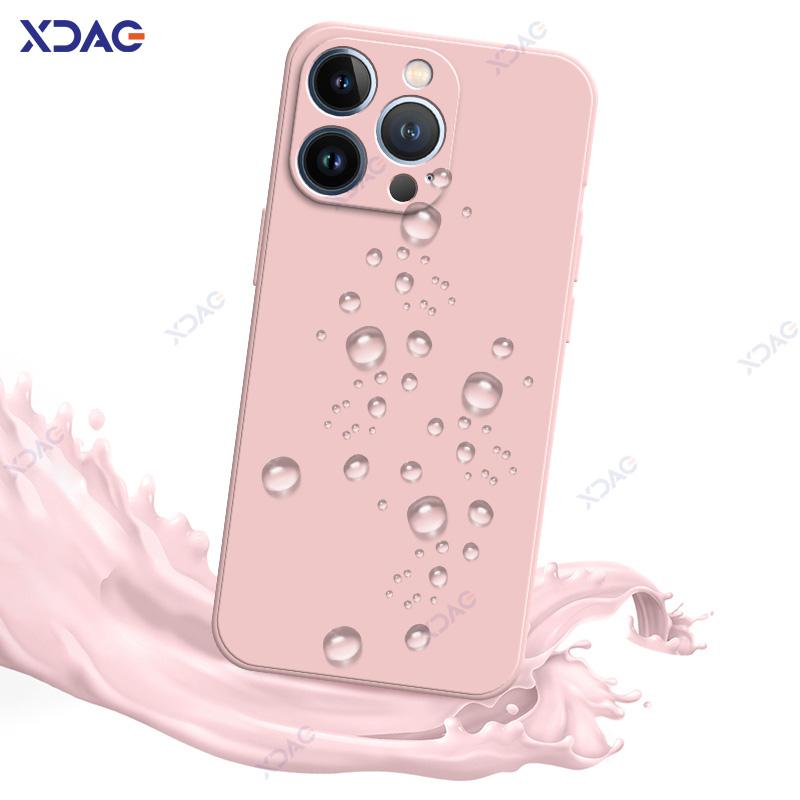 Luxury Case Covers for iPhone 12 13 Pro Max Mini 360 Edge Protective Square Liquid Silicone Mobile Phone Shield Housing