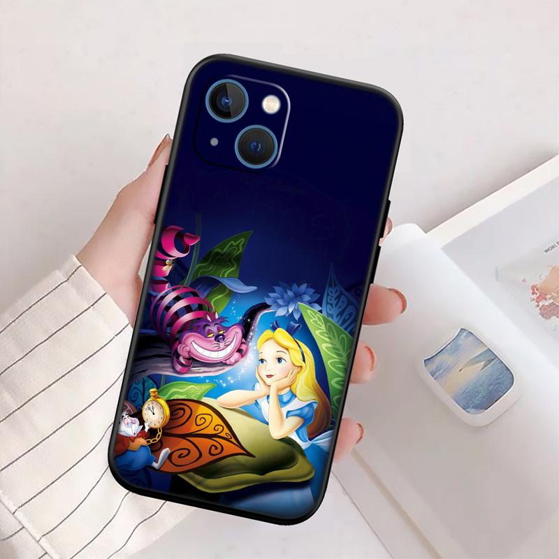 Alice in Wonderland Cat Princess New High-End Shell Phone Case for OPPO A3 Pro A72 A74 A76 A77 A77S A78 A79 A94 A95 A18 A40M A58