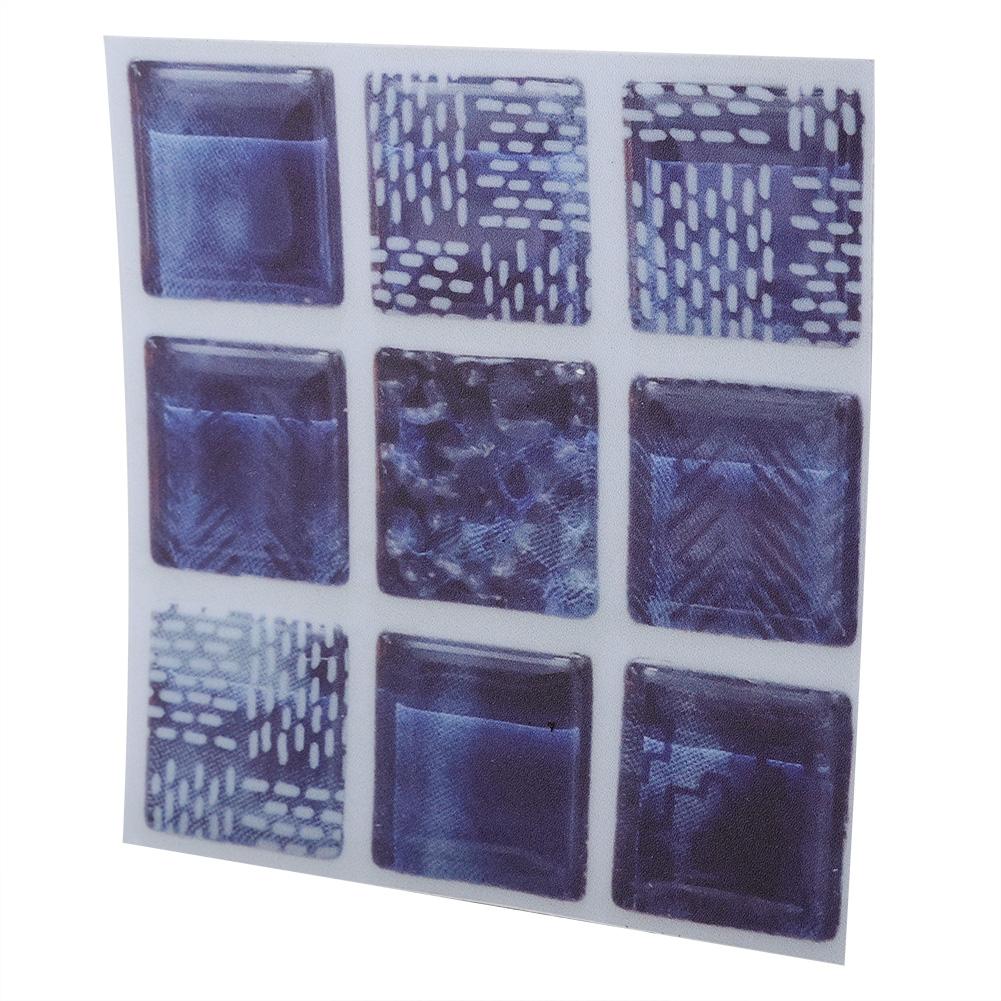 18pcs Mosaic Tile Transfer Stickers Bathroom Kitchen DIY Home(10cm*10cm)(MTS003)