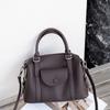 Cowhide Shoulder Women's Bag Compartment Large Capacity Shoulder Crossbody Women's Fashion Trend Simple Practical Shell Bag