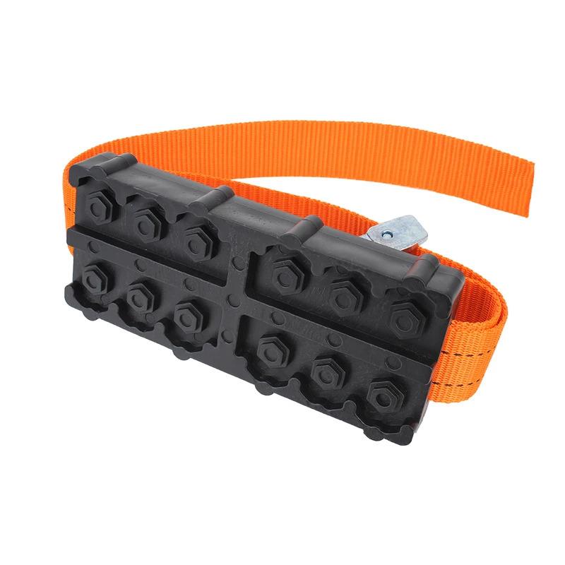 1 PC Car Tire Chain Straps for Snow Mud Ice Emergency Anti-Skid PU Blocks