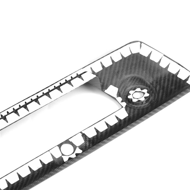 Real Dry Carbon Fiber Car Tailgate Handle Cover Body Kit For -2025 For Ford F150 F250 Exterior Decoration Modification