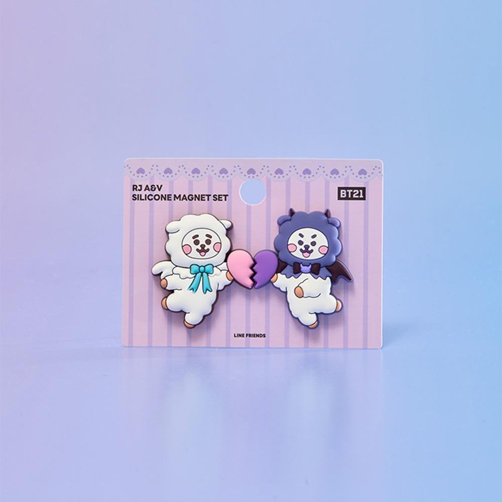 BT21 RJ Angel & Villain Silicone Magnet Set (2 Pcs)