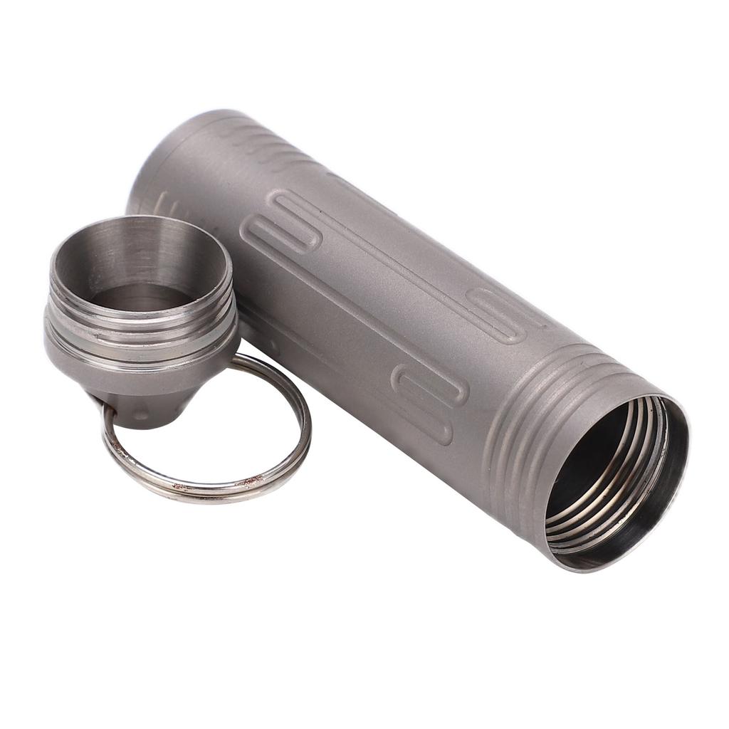 Pills Cases Keychain Portable Waterproof Emergency Medicine Storage Box for Outdoor Travel