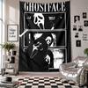 Wall TapestryScream Ghostface Art Hanging Cloth Decorative Background Cover for Room Decoration