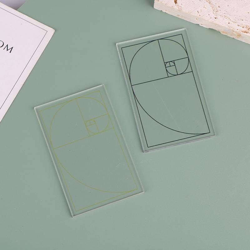 Viewfinder Ruler Golden Ratio Ruler Clear Golden Ratio Fibonacci Composition View Finder Viewer Photography Painting Art Tool