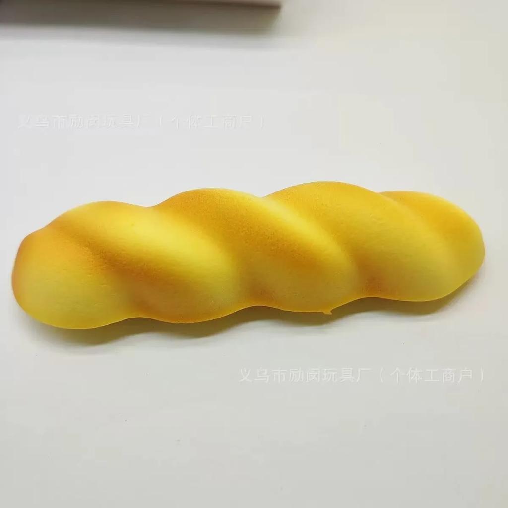 1Pc Cute Croissant Fried Dough Stick Cat Paw Squishy Toy Slow Rebound Fidget Squeeze Toy Stress Relief Desktop Decompression Gift