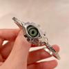 Exaggerated Aesthetic Devil'S Eye Metal Texture Bracelet For Women Cuff Bangles Jewelry Vintage Simple Eye Open Bracelets