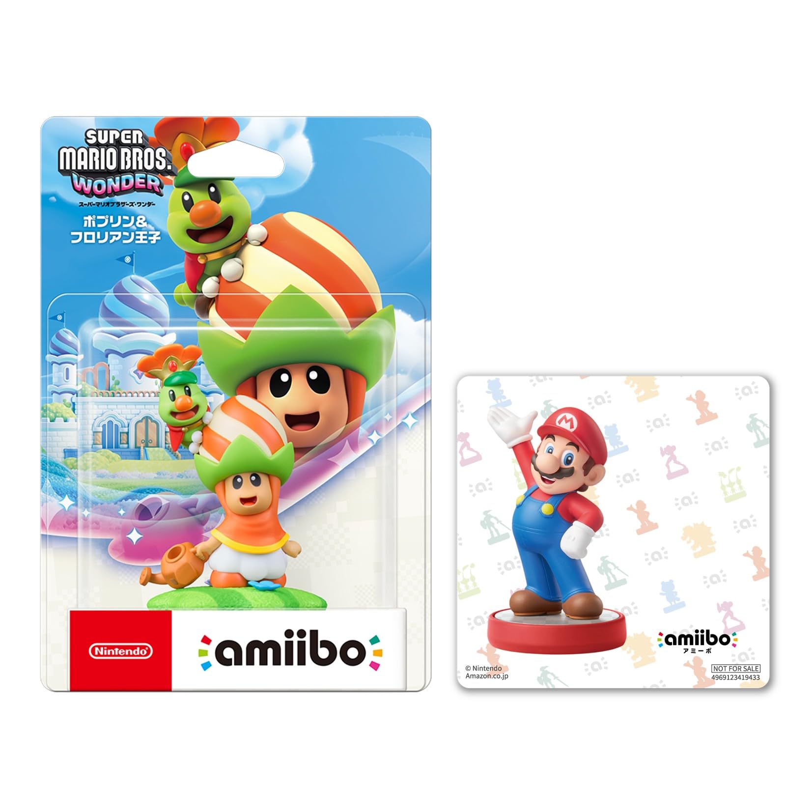 amiibo Поплин Принц Флориан Марио В комплекте с оригинальной наклейкой & (Супер Серия) Бонус