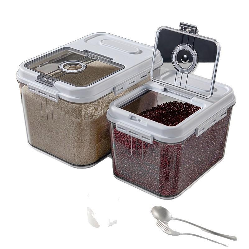 Sealed Grain Storage Bin - Insect and Moisture Proof Rice and Flour Container