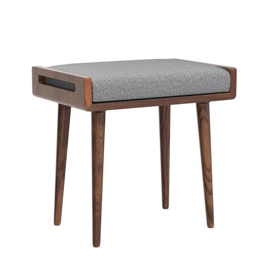 

Табурет Сиденье Пуфик Скамейка из Массива Палисандра Табурет с Подушкой Сиденье-стул с Ручкой