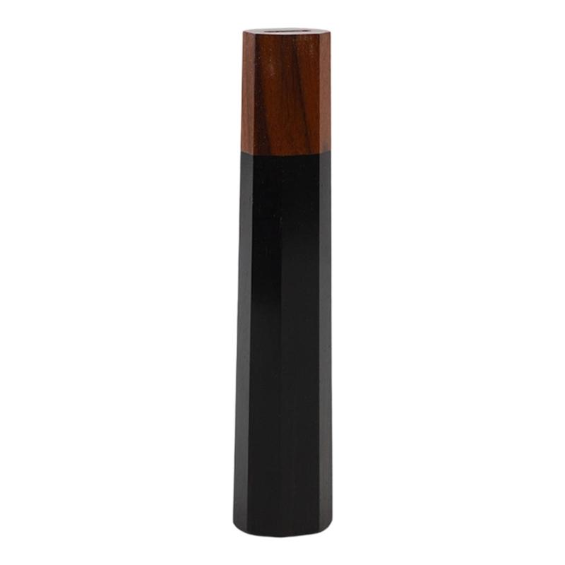 

Nonacid Black Sandalwoods Octagonal Handle Tool Part Sturdy And Smooth Finishes For Woodworking And Crafting 1