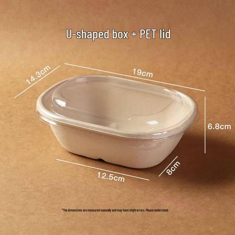 Ka Shi Cong Disposable Pulp Picnic & Bento Bowls