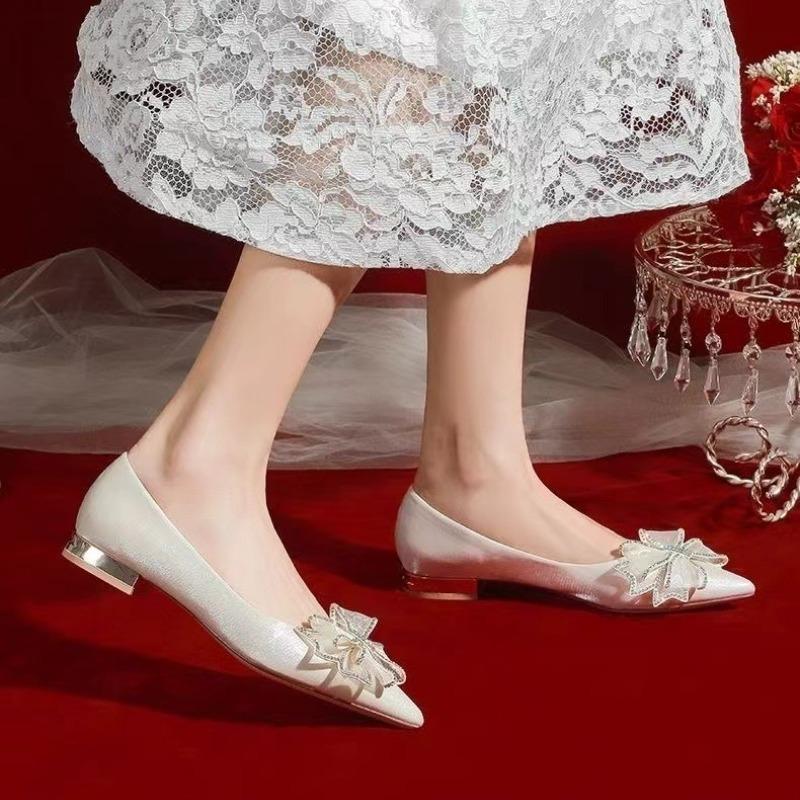 Blume Perle Damen High Heels Schuhe Kristall Luxus Sandalen Elegant 2025 Trend Neue Sommer Spitzschuhe Frau Pumps Zapatos