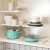 Metal Multilayer Shelf Display Shelf Space Saving Kitchen Table Shelf Multifunctional Countertop Storage Rack Kitchen Storage