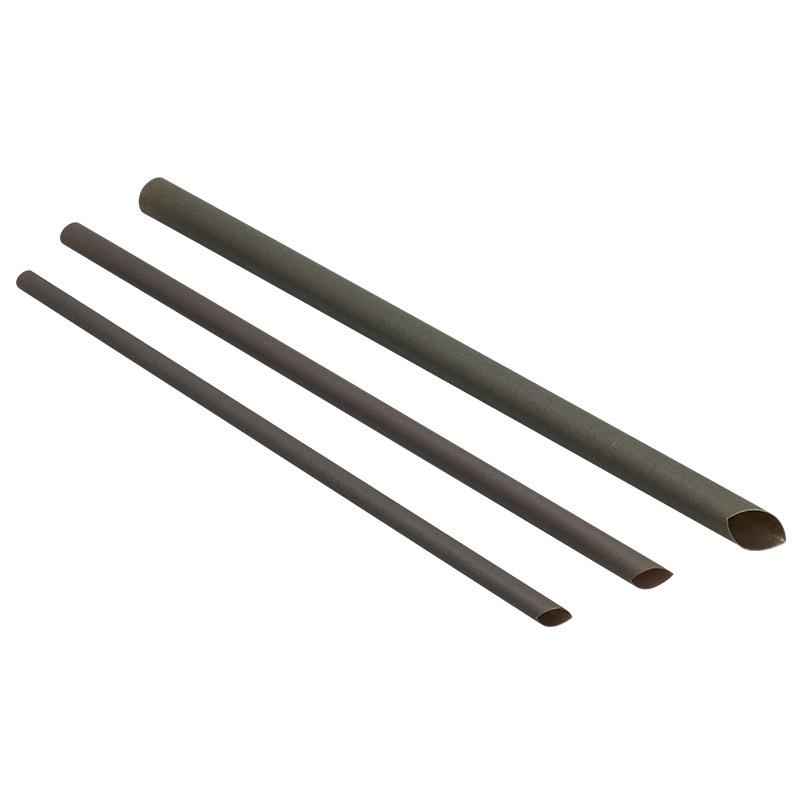 6mm Biodegradable Coffee Grounds PLA Straws - Hot Drink Safe, Food Grade, Individually Wrapped, Disposable