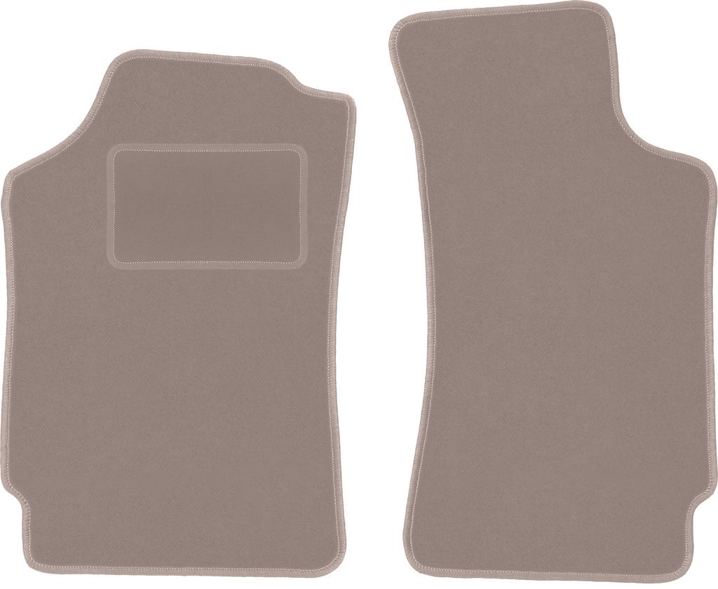 Beige Front Floor Mats For: Skoda Felicia Hatchback, Station Wagon (1994-2001)