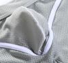 WJ/Net Men's Low-Waist Summer Boxer Briefs - Ice Silk Mesh, Breathable, Pure Cotton Crotch