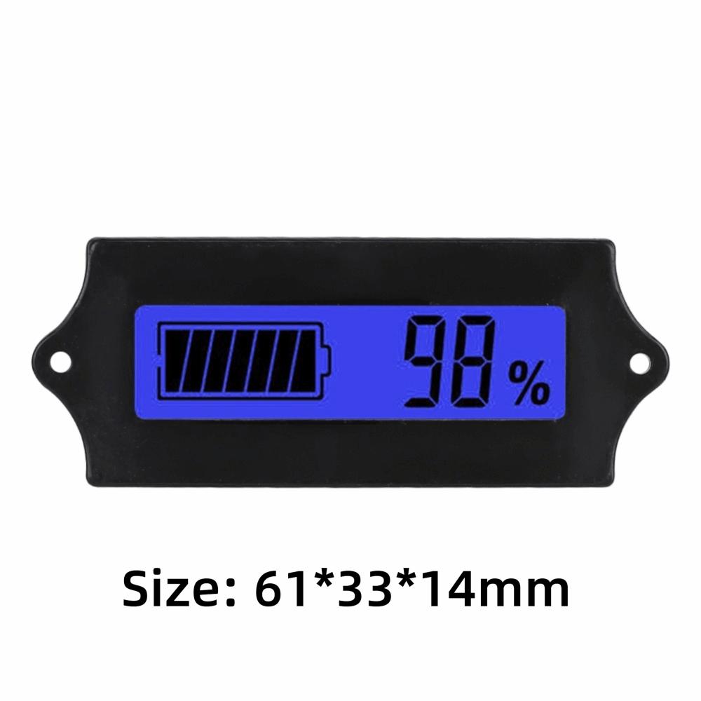 Miernik Napięcia 12-84V Woltomierz z Alarmem Świetlnym LCD Miernik Napięcia Baterii Monitorowanie Mocy Baterii