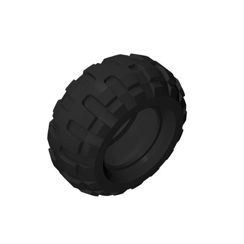 MOC 55976: 56x26mm Tire Set for Small Particle Educational Building Blocks Standard