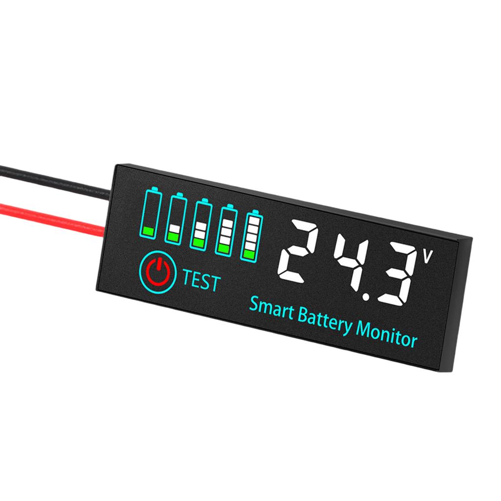 Effizienter 18650 Batteriestandsanzeige Tester LED-Anzeigemodul für 7-55V Elektrofahrzeuge und Solarsysteme