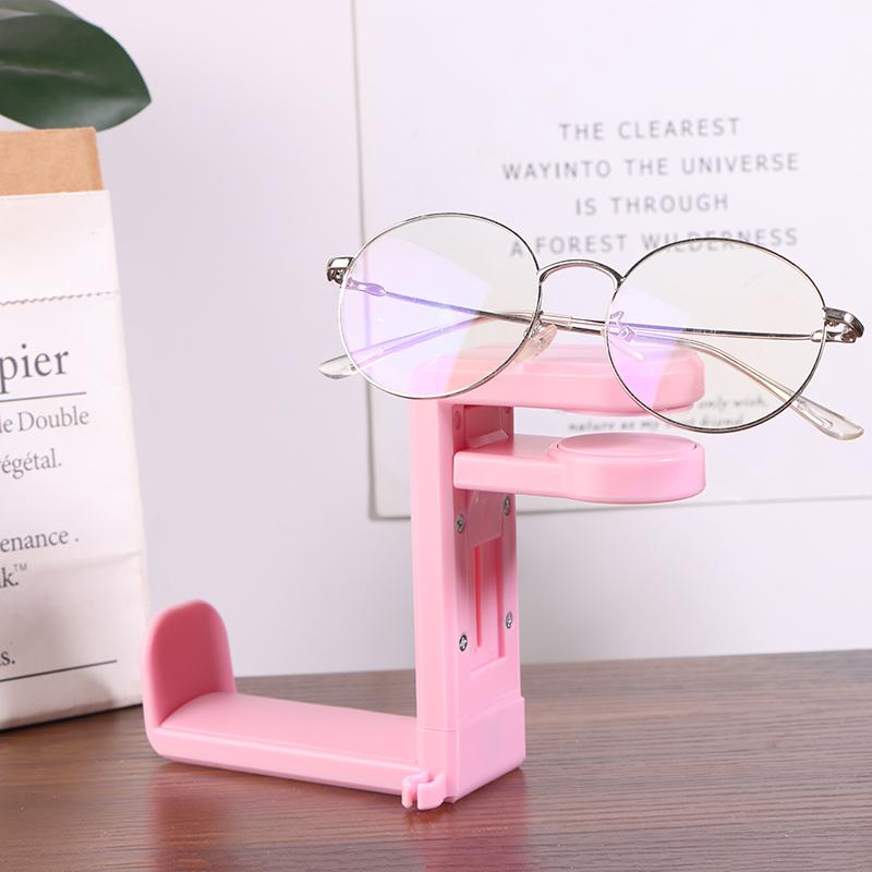 Suporte para Fone de Ouvido Sem Furos Clipe de Mesa Ajustável Gancho de Armazenamento de Mesa Suporte Giratório 360 Graus Decoração de Casa