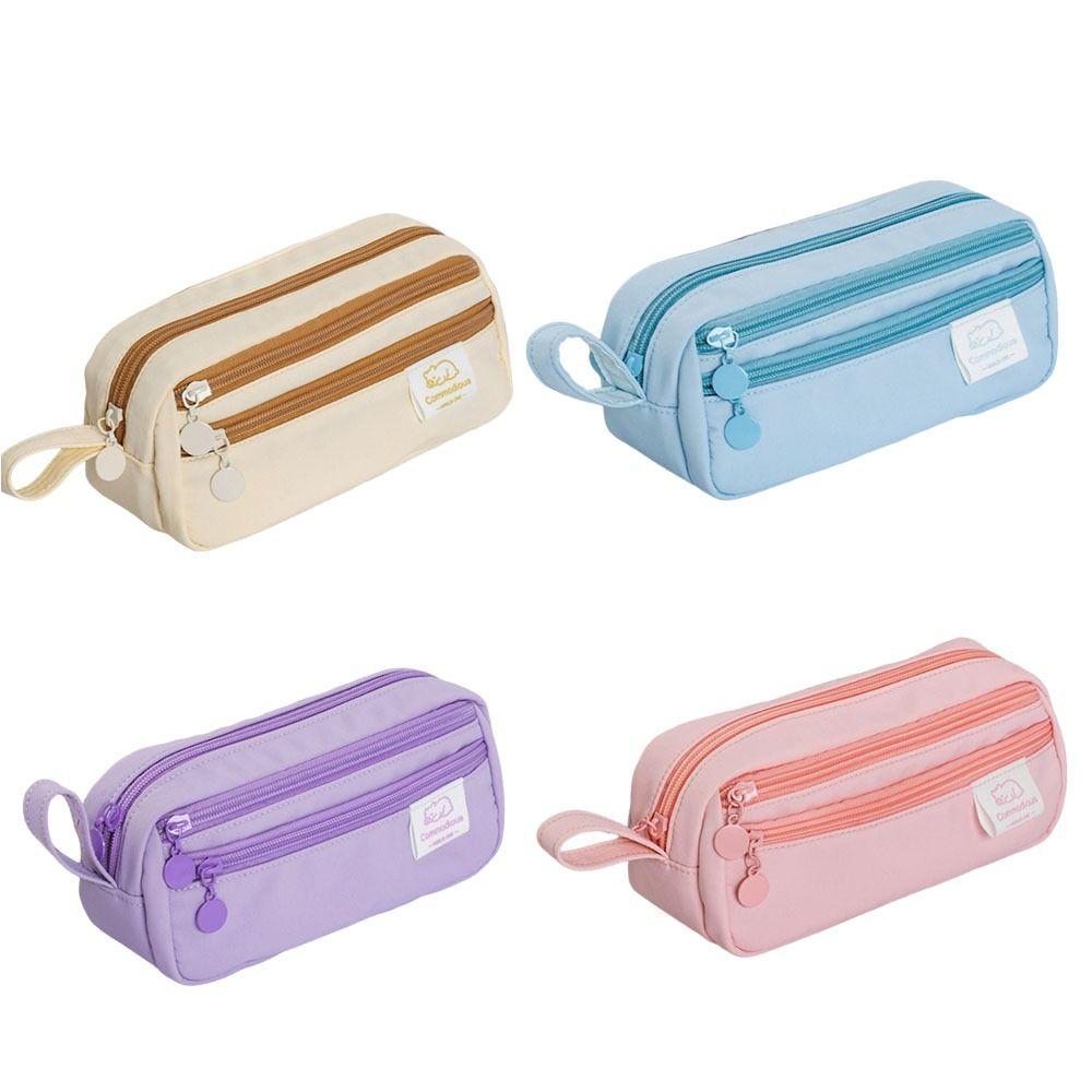 Simple Pencil Case Large Capacity Pencil Storage Bag Stationery Pen Bag  School Supplies