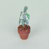 1:12 Miniature Simulation Flower Pot Green Plant Potted Model Dollhouse Home Decoration Micro Landscape Scene Ornament