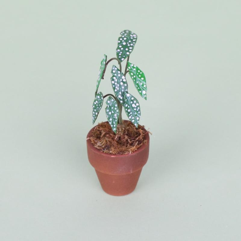 1:12 Miniature Simulation Flower Pot Green Plant Potted Model Dollhouse Home Decoration Micro Landscape Scene Ornament