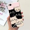 Flower Cover For Xiaomi Redmi 4A 4x Beautiful Moon Night Black Cat Phone Case For Redmi 4x Redmi4a Protection Coque Funda Capas