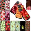Hülle für Motorola Moto G55 G45 G75 G85 G35 Edge 50 30 Fusion 40 NEO Ultra Pro Handyhülle Kirsche Erdbeere Frucht Sommer Avocado