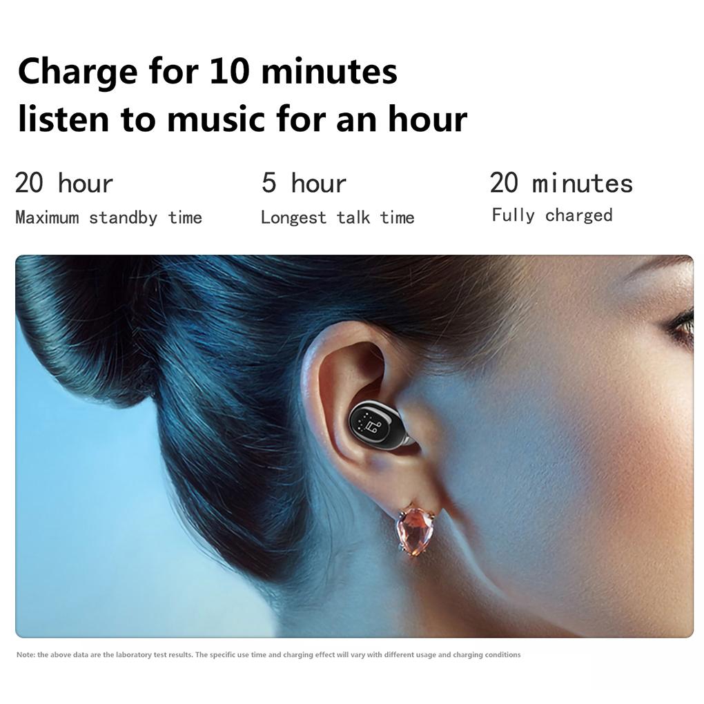 Kabellose Bluetooth-kompatible In-Ear-Ohrhörer Reise Sport Walking Kopfhörer Wandern Camping Musikwiedergabe Kopfhörer