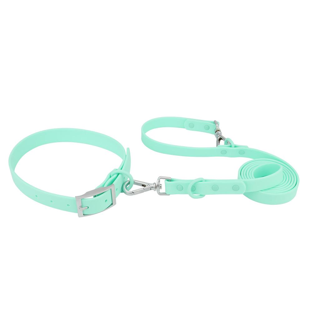 Set Collar Leash Pet PVC Cat Collar Leashes For Small Medium Big Dog Outdoor Walk