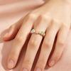 Fingerring 3D-Blumenform Gesundheit Stimmungsunterstützung Langlebiger Fingerband Ring für Ehefrau Mutter Schwester Tochter Stressabbau