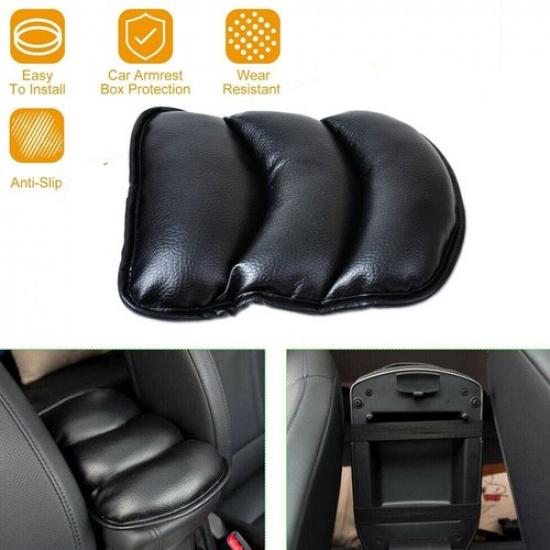 PU Leather Universal Car Armrest Pad Cover Auto Center Console Box Cushion Mat