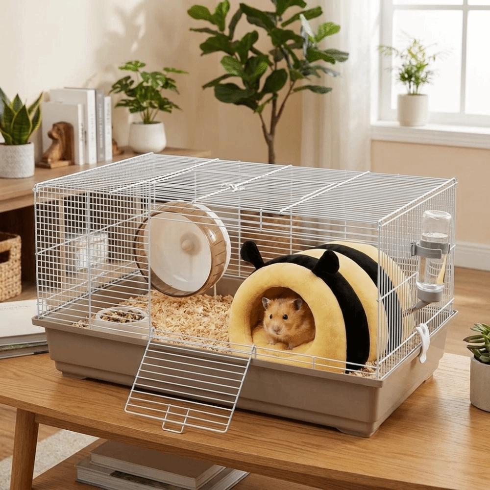 Cartoon Warm Dog House Enclosed Cat Sleeping Bag Cozy Winter Pet House  Dog Cat