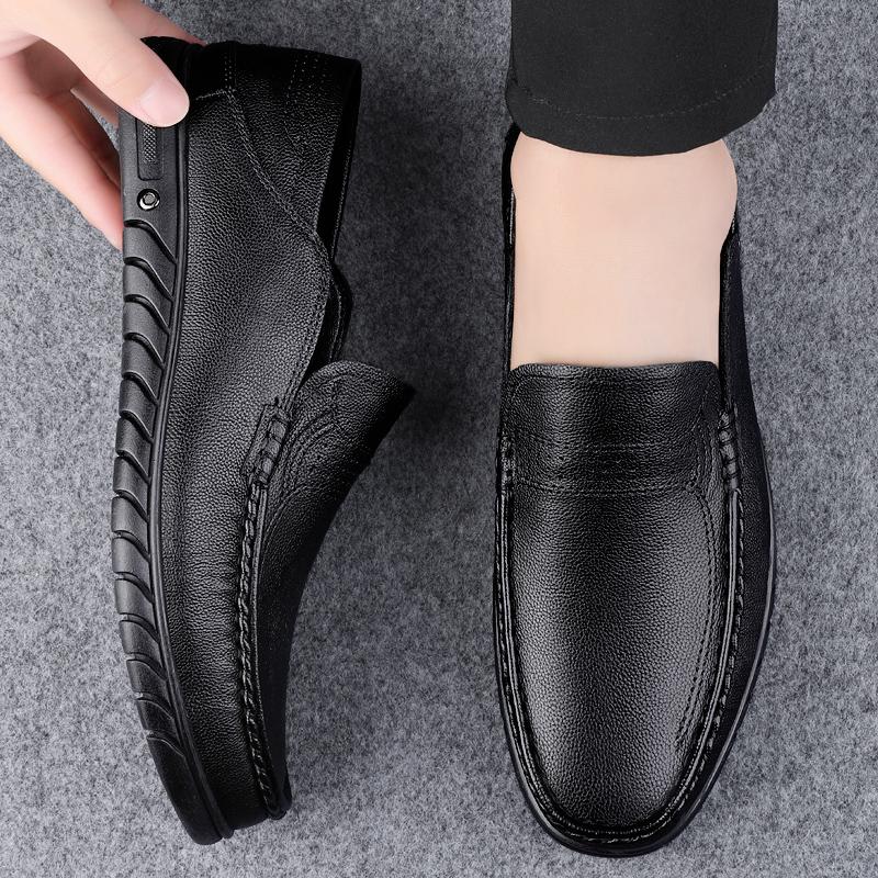 Minimalist Designer Style Elegant Loafers Handmade Footwear Office Wedding Groomsmen Driving Comfortable Genuine Leather Shoes