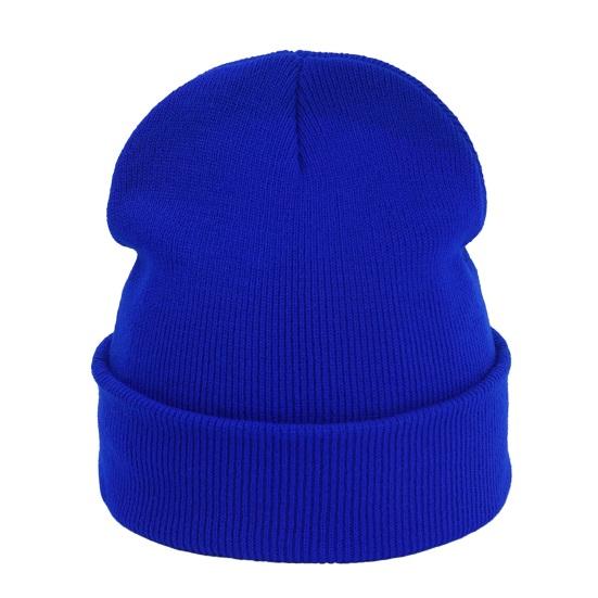 Simple Style Winter Beanies Unisex Solid Color Knit Beanies, Classic Slouchy Skull Cap for Winter, Soft Elastic Casual Warm Headwear Men Women,