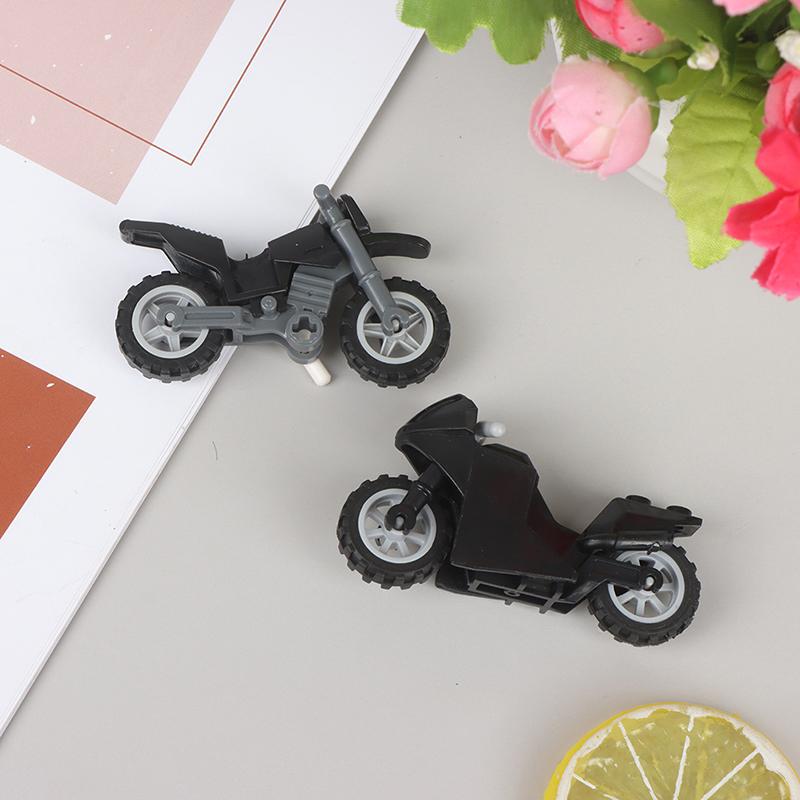 Cross-Country Motorrad Stadt Militär Figuren Baustein Ziegel Mini Spielzeug