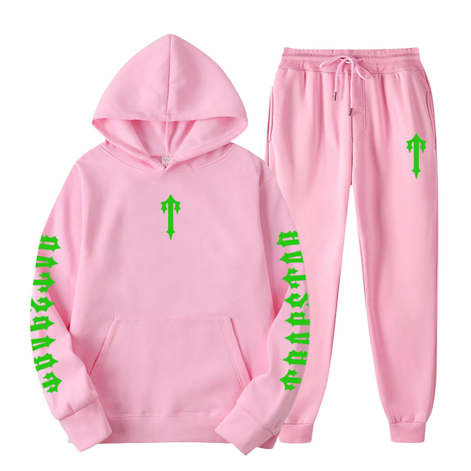 

Men s And Women s Letter-printed Casual Sports Hoodie Set L