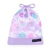 COLORFUL CANDY STYLE Drawstring Lunch Gussetless Name Unicorn Fantasy Set of Cute for Elementary Lunch Bags, Medium, (with Tag), Water-Repellent,