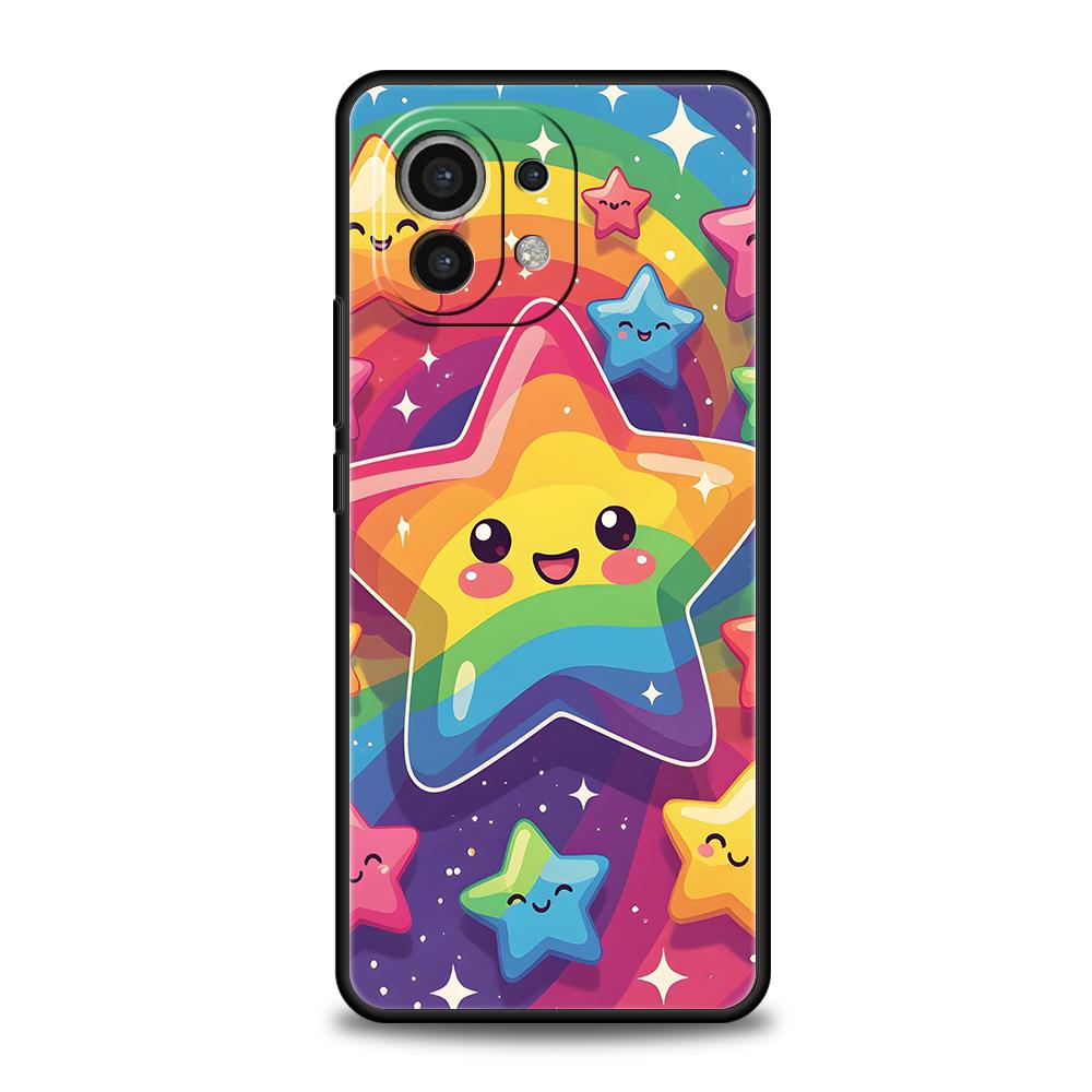 Phone Case for Xiaomi Mi 17 Pro Max 15 14 13 12 11 Ultra 15T 14T 13T 12T 11T Pro Lite Soft TPU Creative Adorable Cartoon Pattern