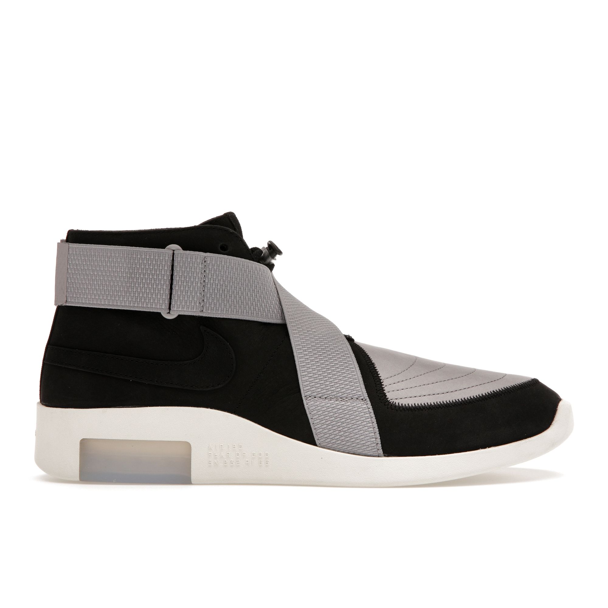 

Кроссовки унисекс Nike Air Fear of God Raid Black Atmography Grey Sail AT8087-003