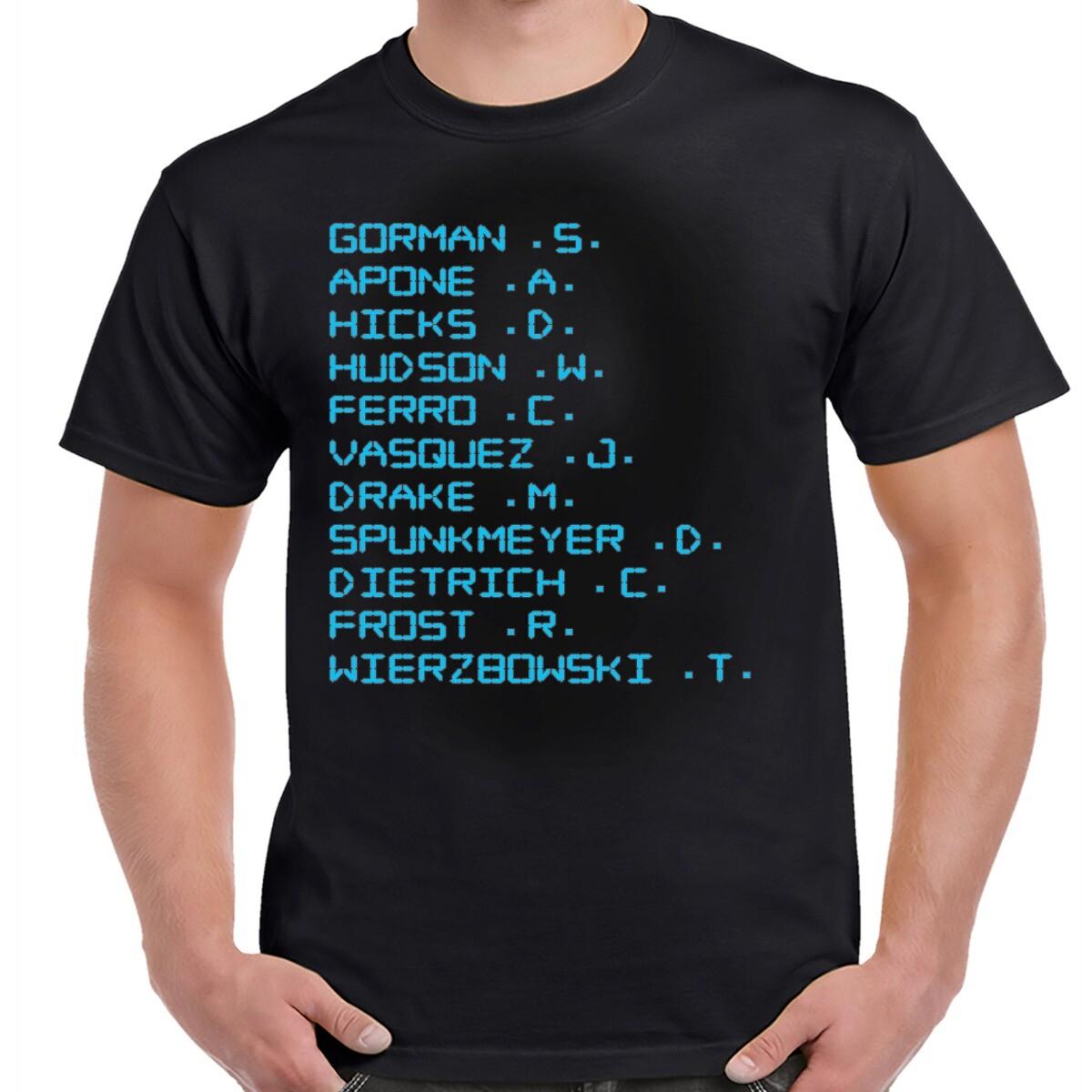 Aliens Colonial Marines Names T-Shirt S разноцветный