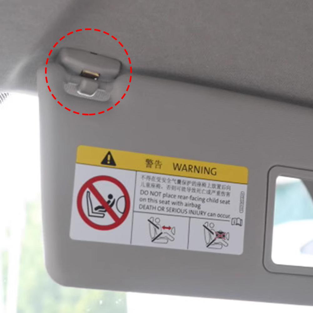 1Pc Car Sun Visor Hook Fixing Clip Bracket Hanger Interior Accessories for B5 B6 Polo 9N Beetle Caddy Octavia 2 A5