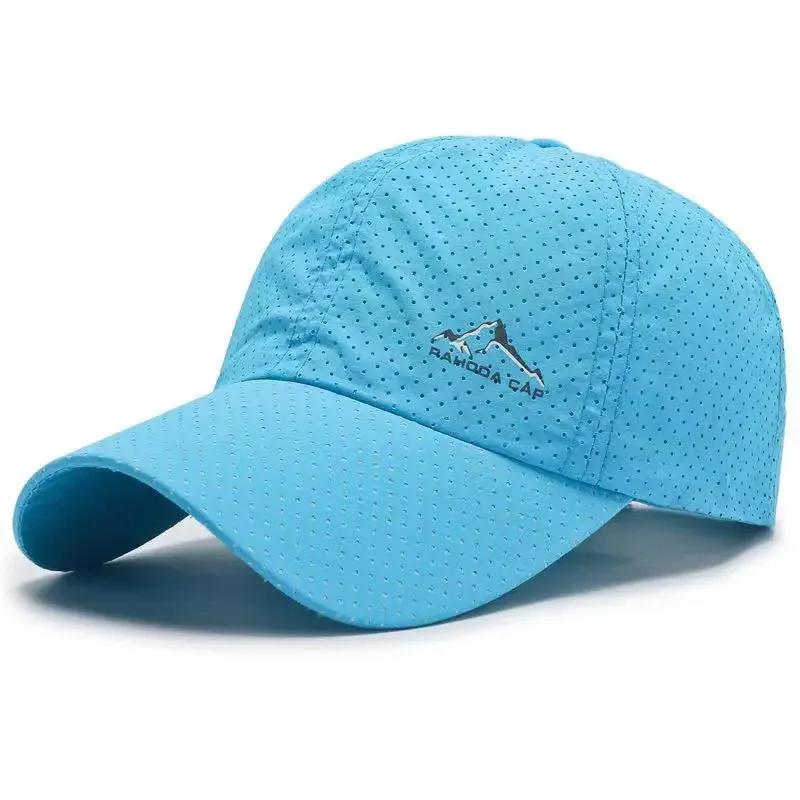 New Unisex Summer Sun Hat for Men and Women Breathable Lightweight Mesh Baseball Cap Fashionable Sun Hat Hiking Cap