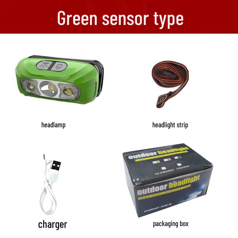 

Motion Sensor USB Rechargeable Headlamp