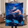 Demon Slayer Soft Warm Flannel Blankets Comfortable Blanket for Home Decoration Gifting